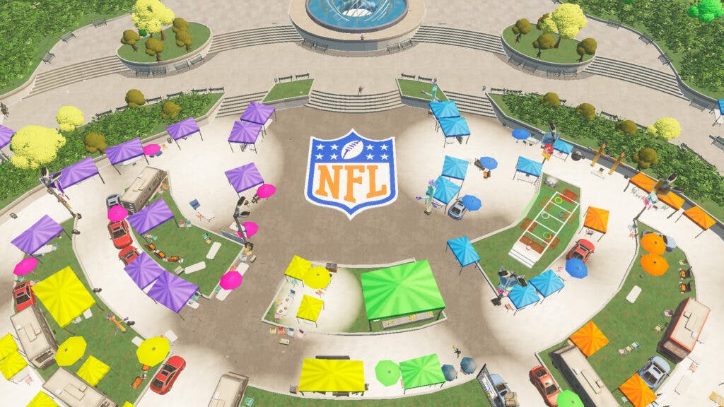 Fortnite x NFL enters the metaverse with NFL Zone creative map