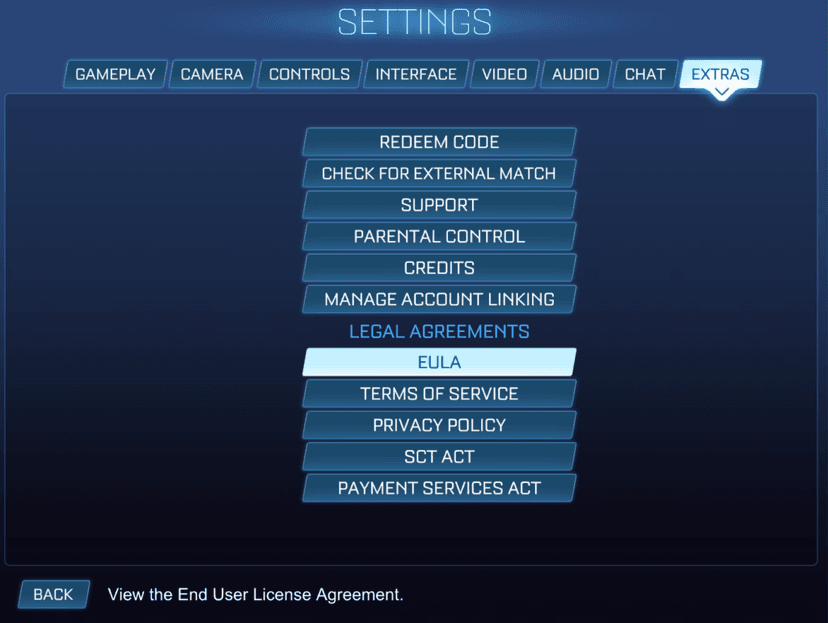 How to accept Rocket League License Agreement Esports.gg