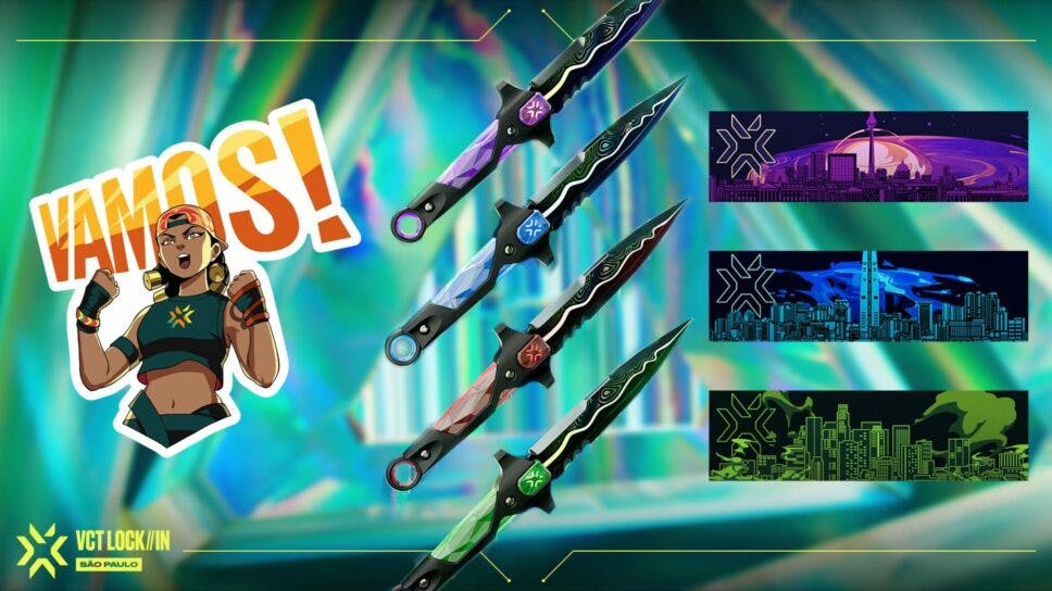 New VALORANT knife Misericórdia still on sale. Limited edition melee drives up VCT LOCK//IN 2023 prize pool. cover image