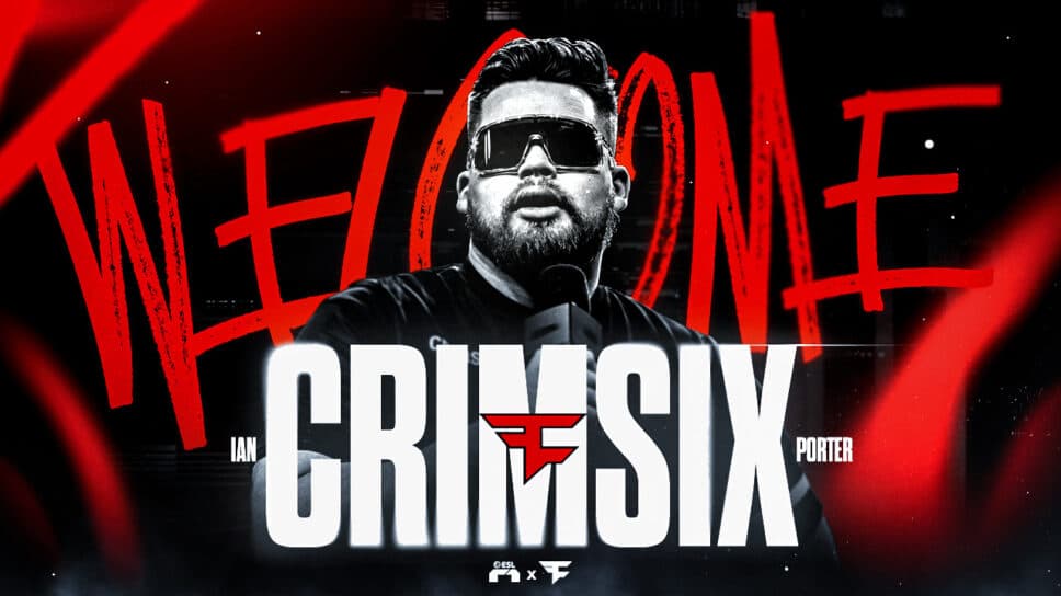 Crimsix joins FaZe Clan for ESL R1: Racing Released cover image