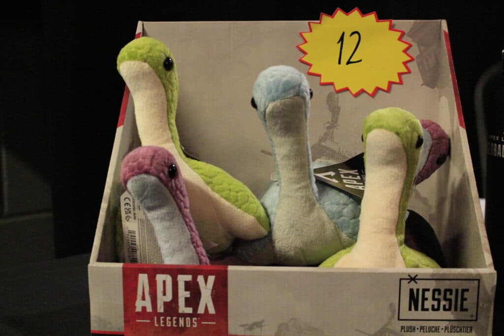 Nessies were the most highest selling item at the ALGS Split 1 Playoffs (Image credit: Malystryx / Esports.gg)