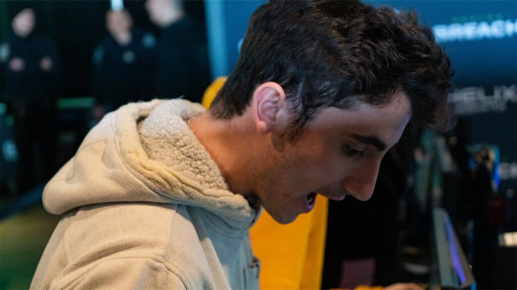 OpTic Ghosty celebrating winning the Boston Open event in February. Photo via Ant Stonelake.