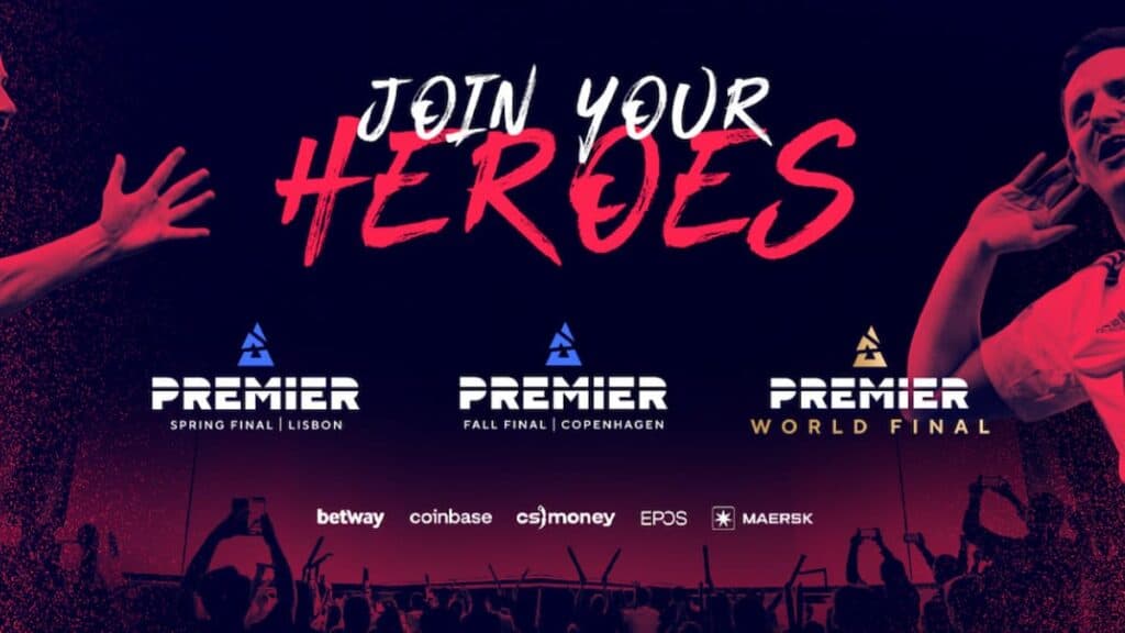 A BLAST Premier header promoting Betway as a sponsor (Image via BLAST)