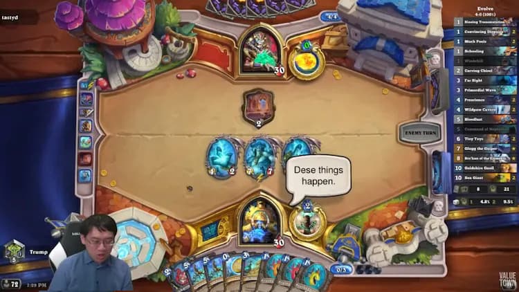 Goldshire Gnoll becomes Neptulon the Tidehunter (Image via Jeffrey "Trump" Shih)