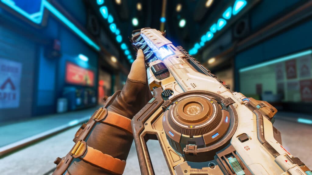The Apex Legends Nemesis gun's official screenshot shared by EA in their announcement