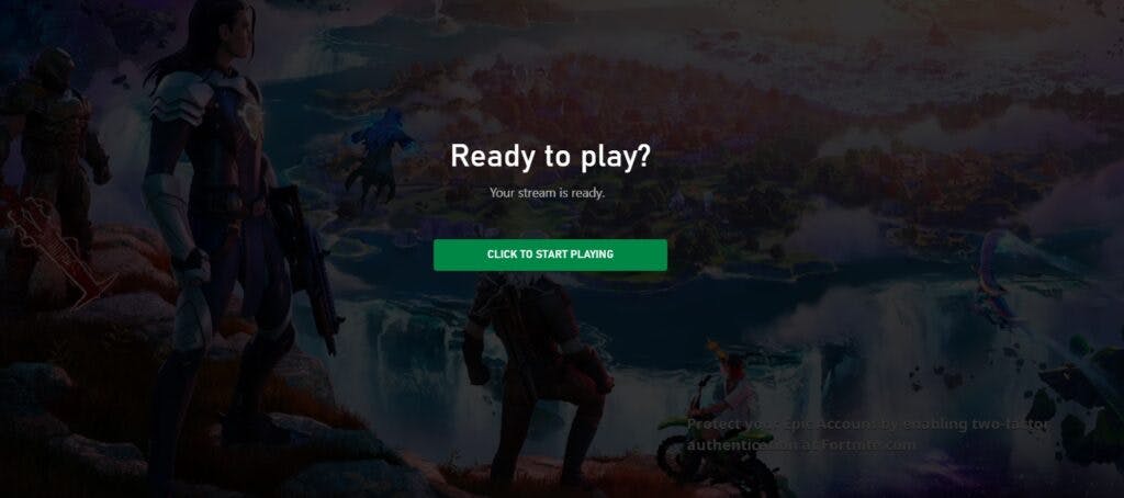 Fortnite is now available to play through Xbox Cloud Gaming for free