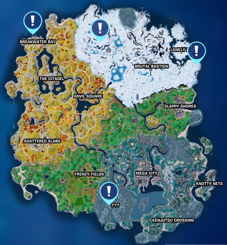 Specialist Character locations