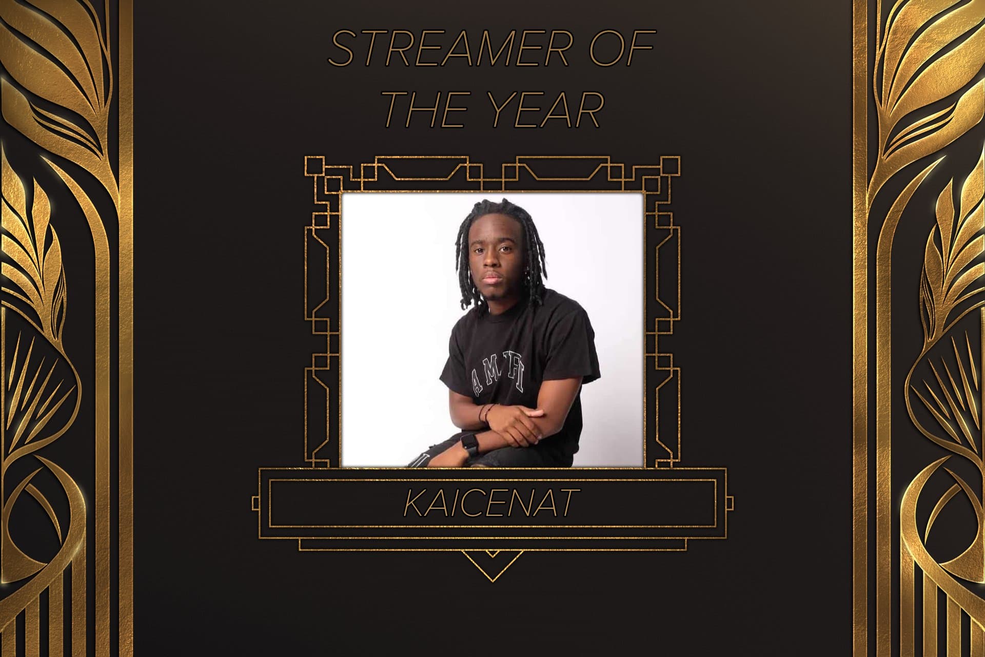 Kai cenat is the streamer of the year. (Image Credit: The Streamer Awards)