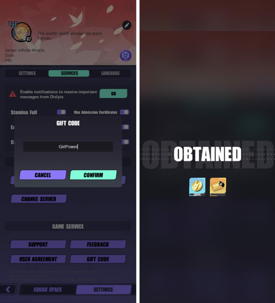 March 2023 Dislyte code (Image via Lilith Games)