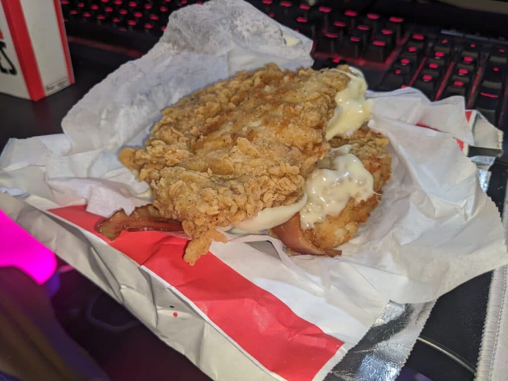 <em>The sandwich, revealed. Credit: Will Jagielski-Harrison</em>