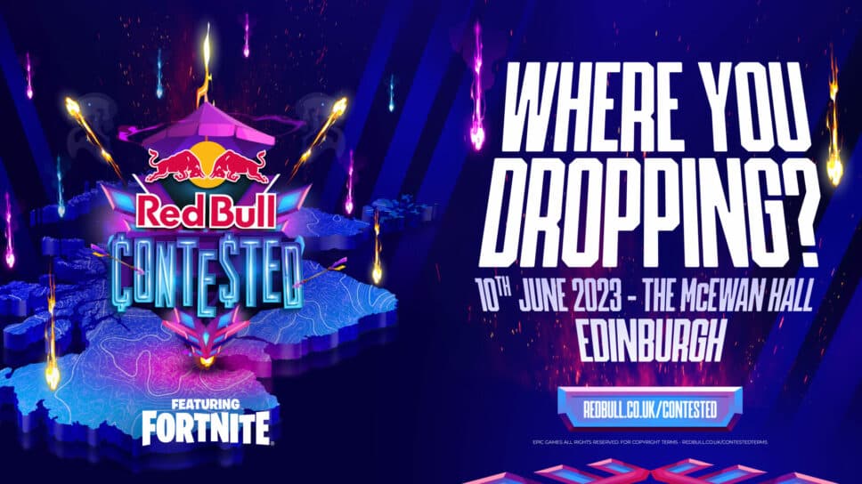 Red Bull Contested announced First UK Fortnite LAN tournament