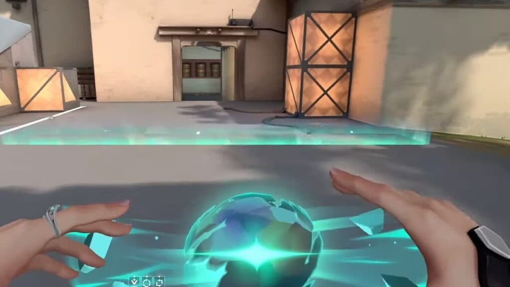 Damage dealt to Sage's wall before full fortification has been fixed (Image via Riot Games / Esports.gg)