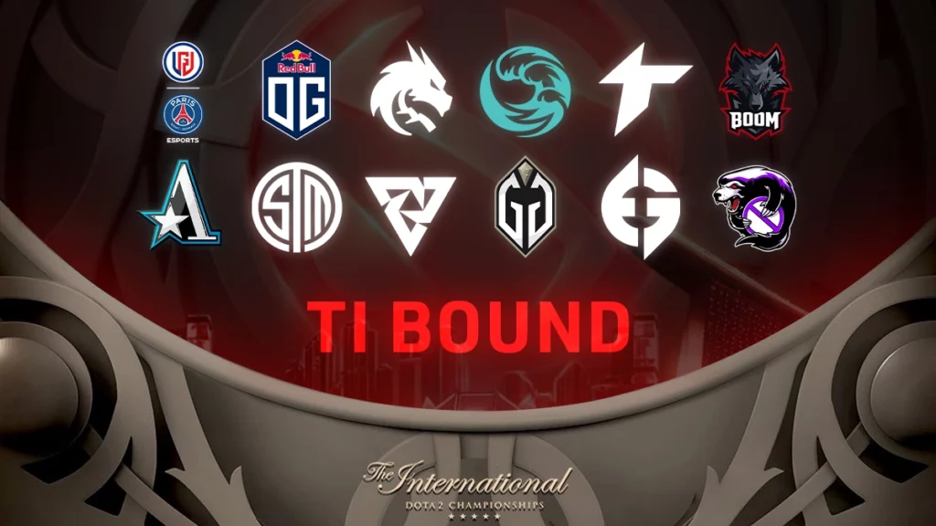 Singapore Major teams (Image via Valve Corporation)