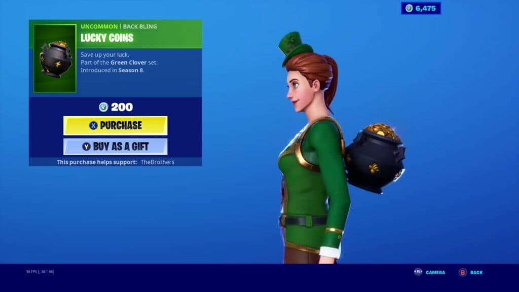 Green Clover set Fortnite via YouTube
