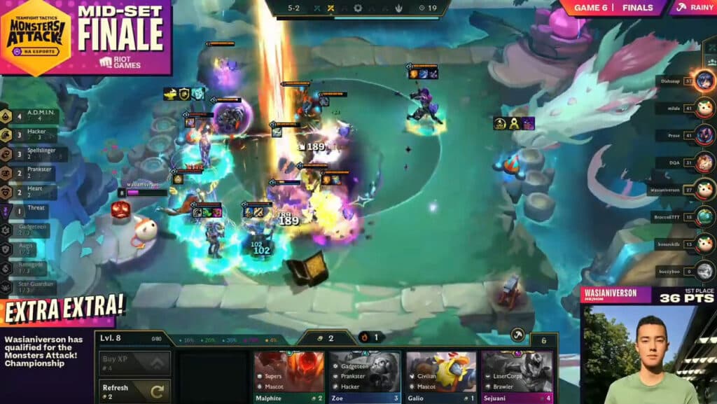 Teamfight Tactics Set 8 Monsters Attack! Mid Set-Finale (Image via Riot Games)