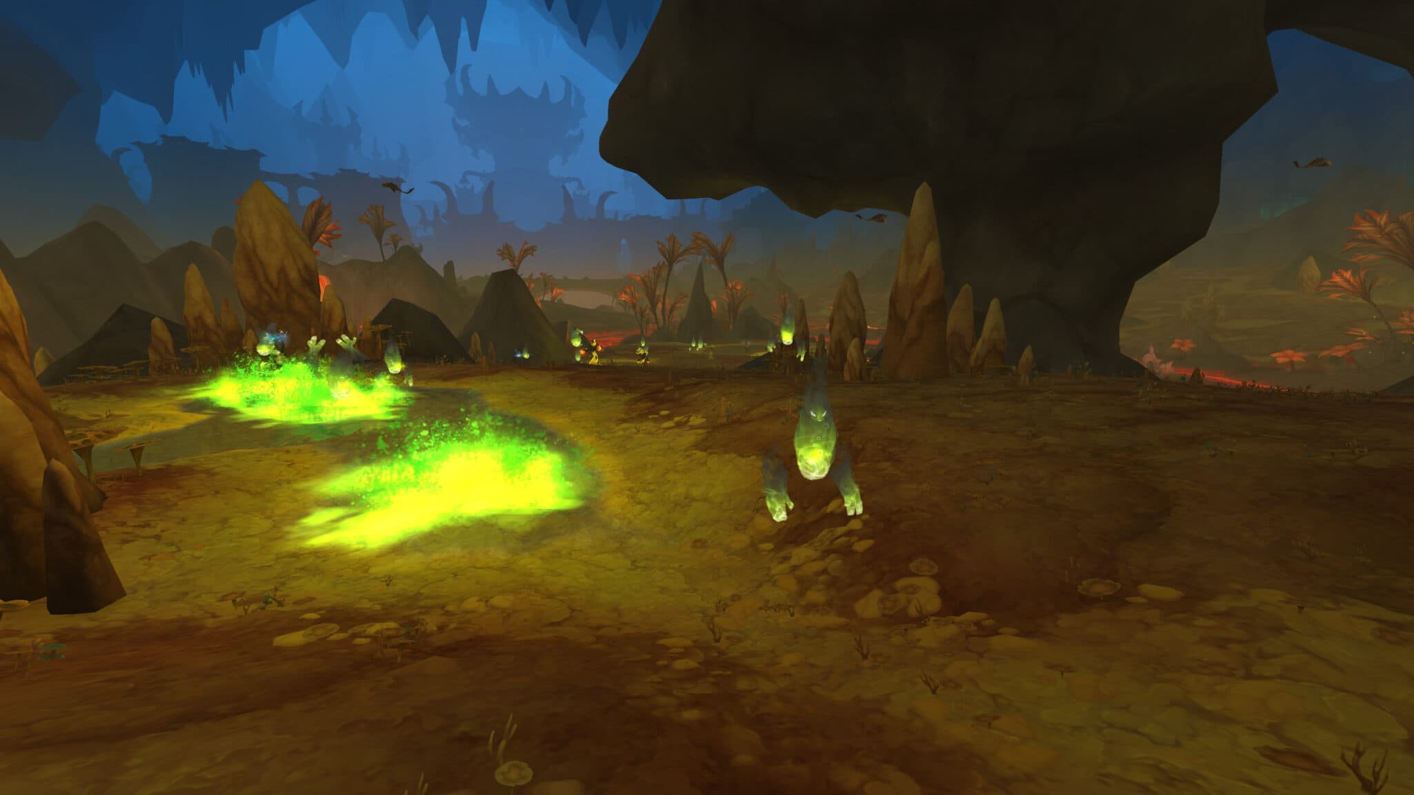 WoW 10.1 sulfuric environment (Image via Blizzard Entertainment)