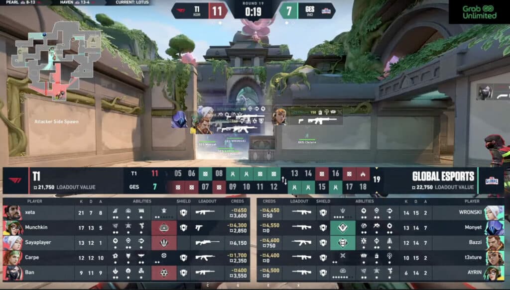 T1 vs GE: T1 devour Global esports in their opening series 2-1