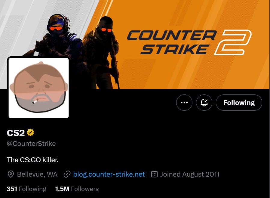 People Think 'Counter-Strike 2' Is Launching Tonight Because Valve Updated  The 'CS:GO' Twitter Picture