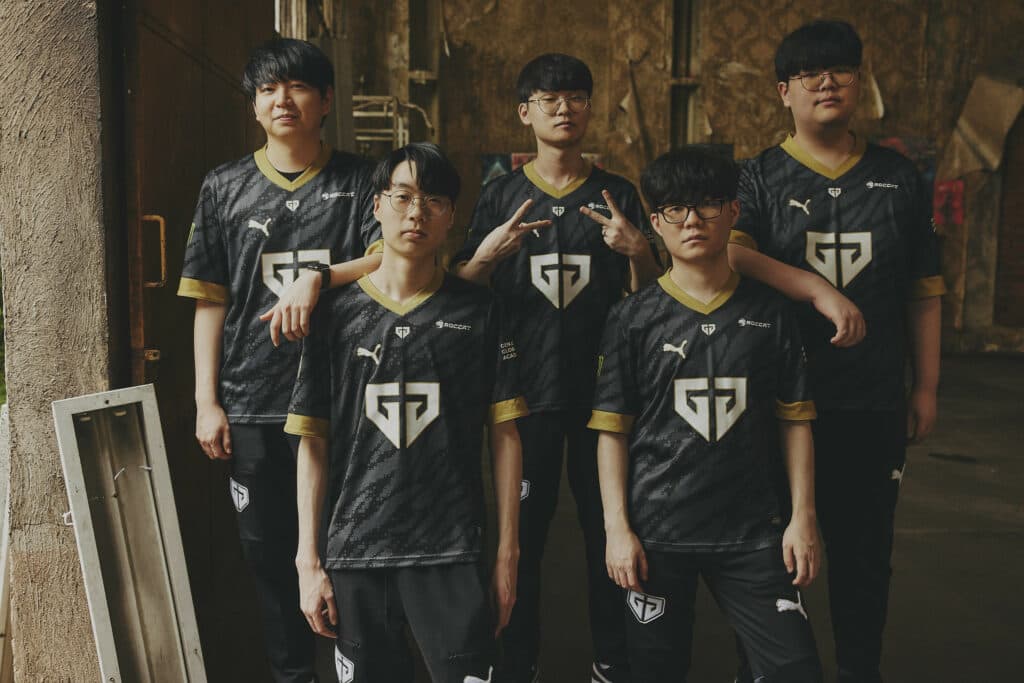 Gen.G Roster VCT Pacific 2023 (Photo by Lance Skundrich/Riot Games)