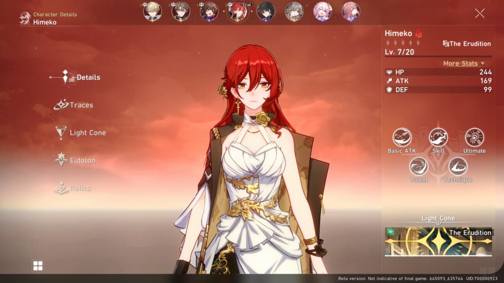 Five star character Himeko