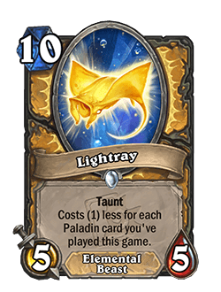Lightray<br>Old: 9 Mana<br><strong>New: 10 Mana</strong>