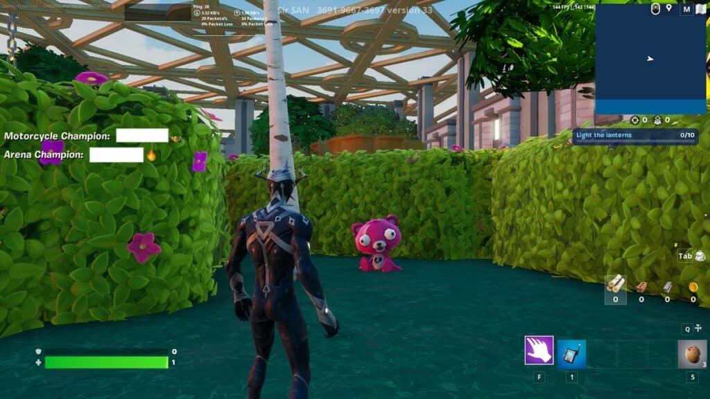 Follow the path and find Team Cuddle Leader on your left