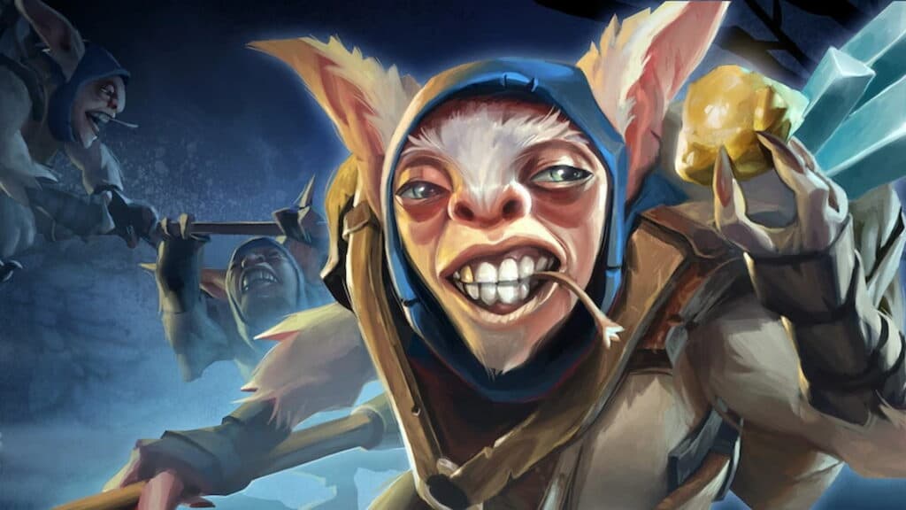 Meepo can now stack on top of other Meepos like a big Meepo sandwich (Image via Valve)