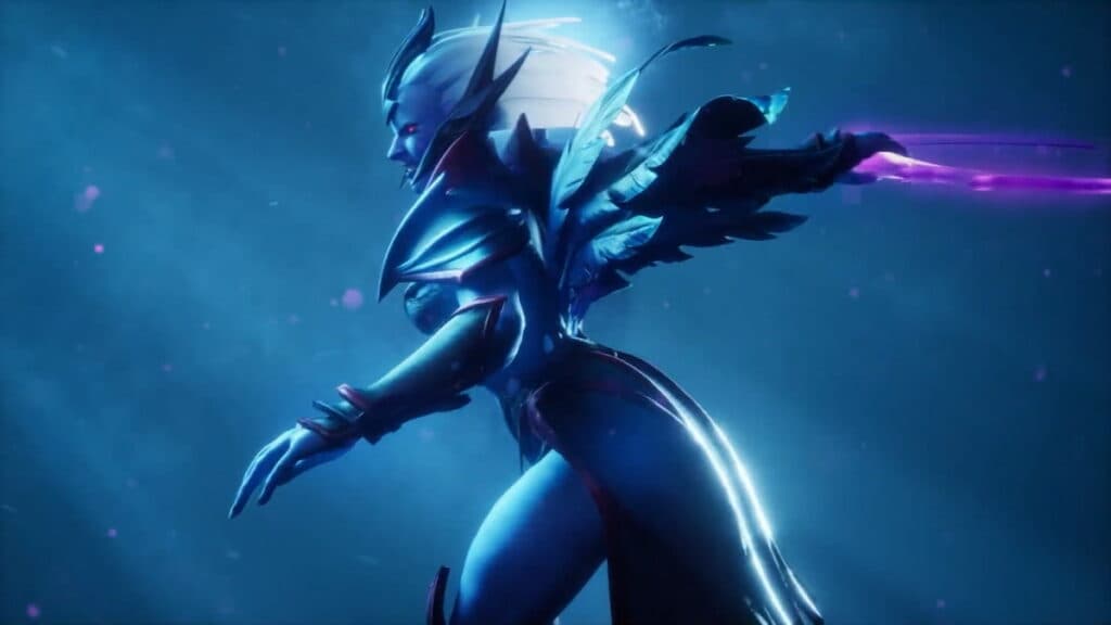 Vengeful Spirit lost out this patch to the shiny new ghost lady, Muerta (Image via Valve)