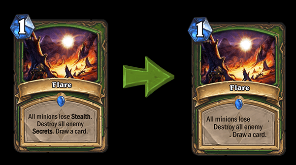Flare card text (Image via Blizzard Entertainment)