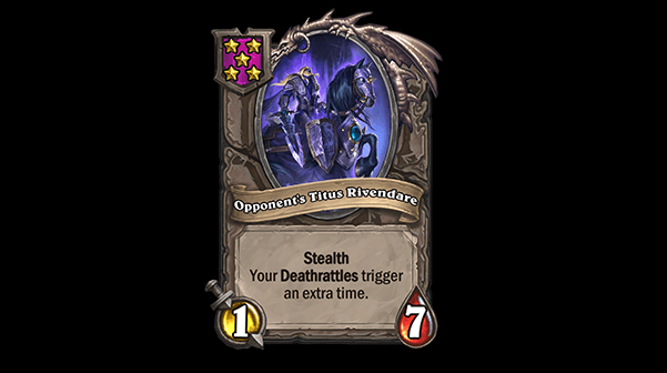 Opponent's Titus Rivendare (Image via Blizzard Entertainment)