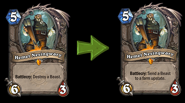 Hemet Nesingwary on April Fools' Day 2023 (Image via Blizzard Entertainment)
