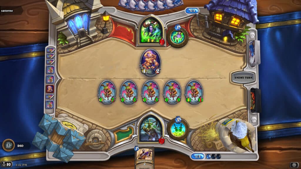 Hearthstone All-Star Squad Tavern Brawl screenshot (Image via Blizzard Entertainment)
