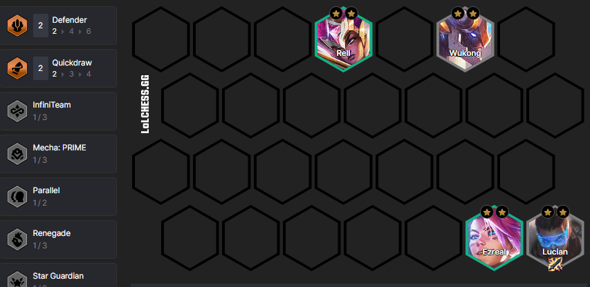 Level 4 board example (Image via Lolchess.gg)