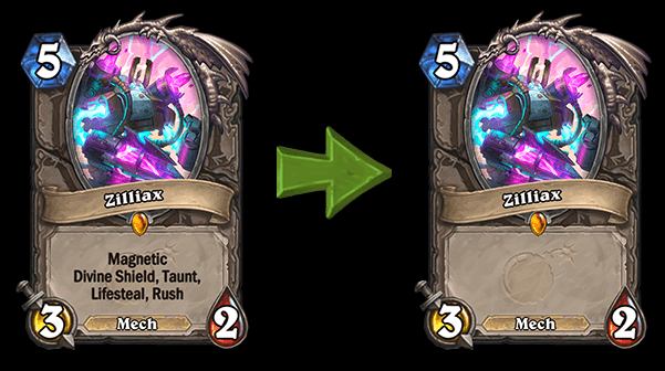 Zilliax card text (Image via Blizzard Entertainment)