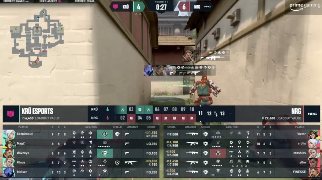 NRG hits back (Image via VCT Americas)