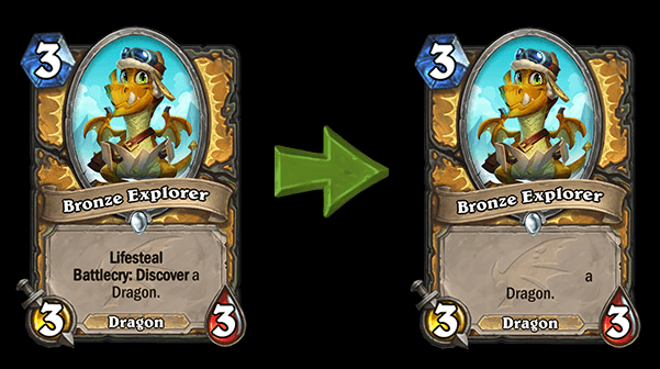 Bronze Explorer card text (Image via Blizzard Entertainment)