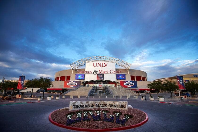Thomas &amp; Mack Center. Photo via University of Nevada.