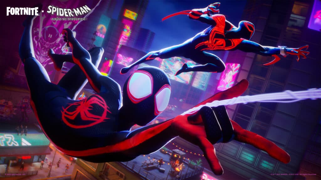 Spider-Verse Bundle Loading Screen (Image Credit: Epic Games)