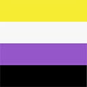 Non-binary Flag (Image via Blizzard Entertainment)