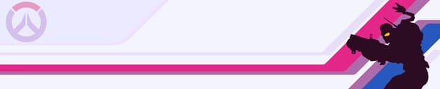 Baptiste Bisexual Pride name card for Overwatch 2 Pride month (Image via Blizzard Entertainment)