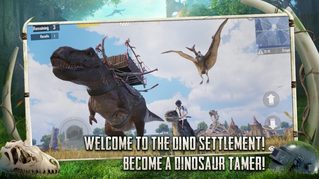 Dinosaurs in PUBG Mobile: all the details on how they work