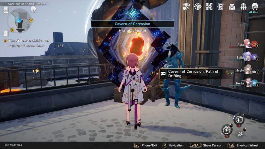 Entrance to the Cavern of Corrosion in Honkai.