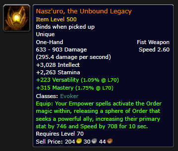 How to Get Evoker Legendary Weapon: Questline & Drop Rate- WoW