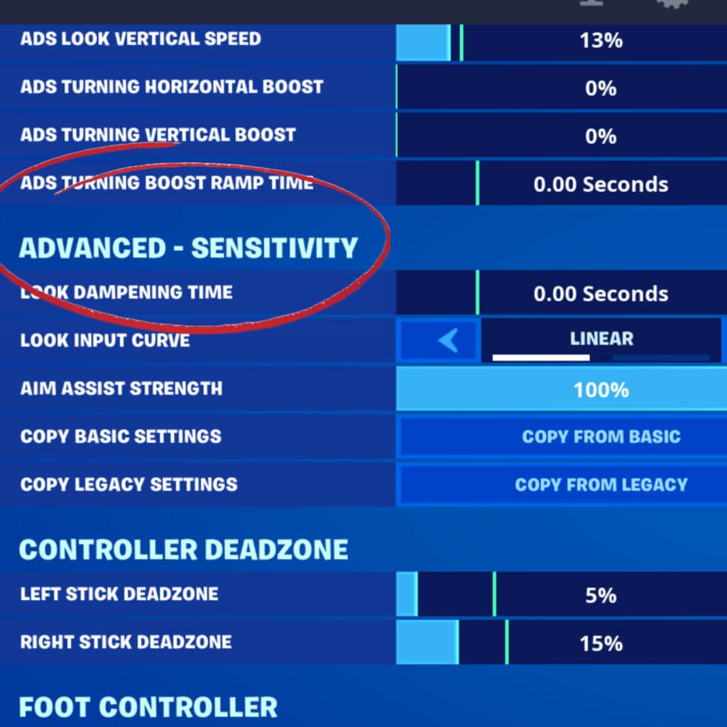 Best Fortnite controller settings Esports.gg