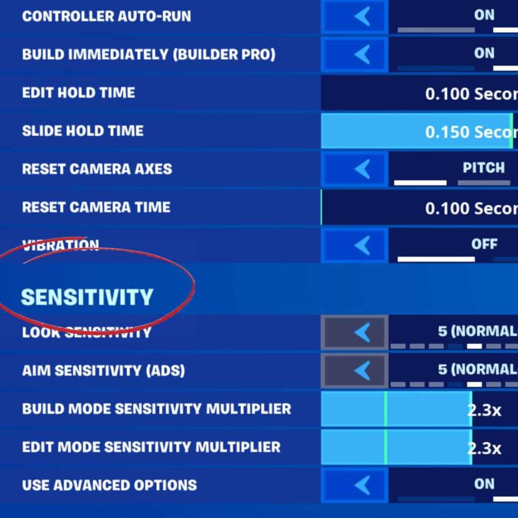 Best Fortnite Controller Settings Esports Gg