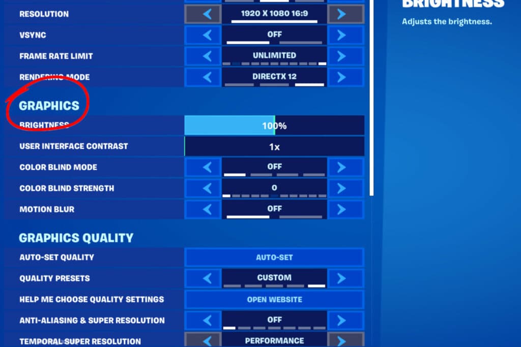 Best Settings PC  Fortnite - GameWith