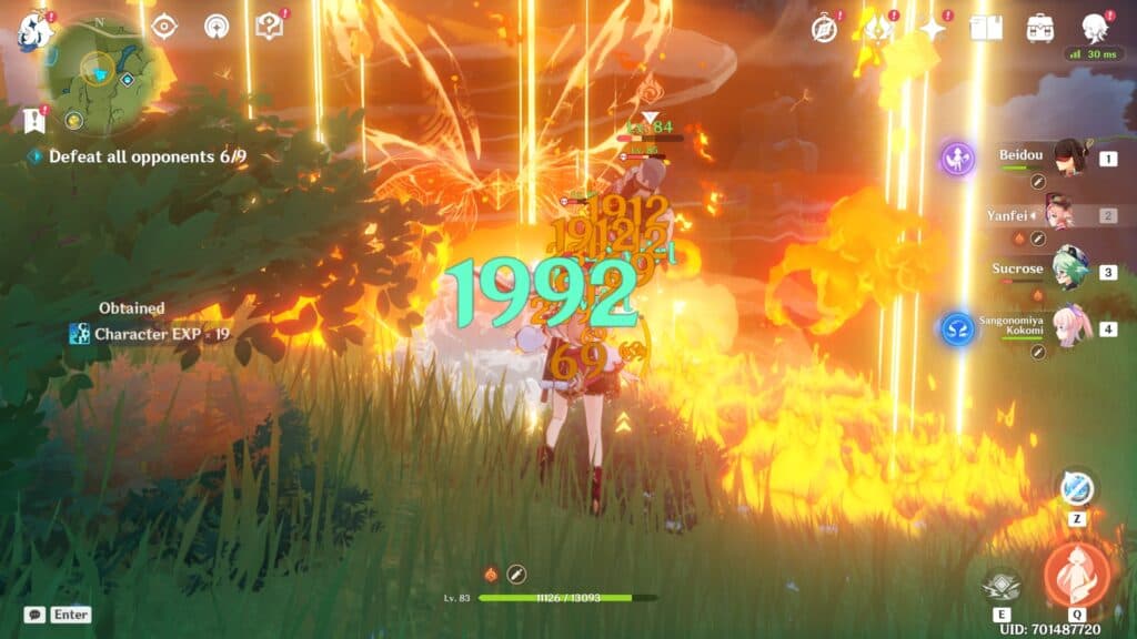 Combining elemental abilities in Genshin Impact is a big part of the game, something Honkai: Star Rail does not have