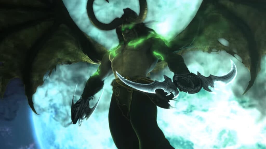 Illidan from the World of Warcraft: The Burning Crusade trailer (Image via Blizzard Entertainment)