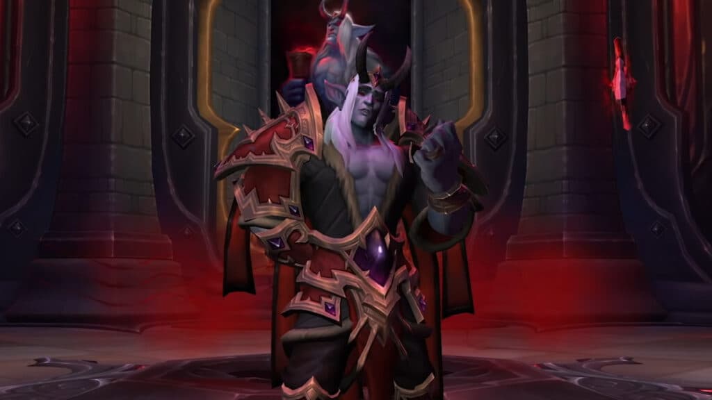 Sire Denathrius in Castle Nathria (Image via Blizzard Entertainment)