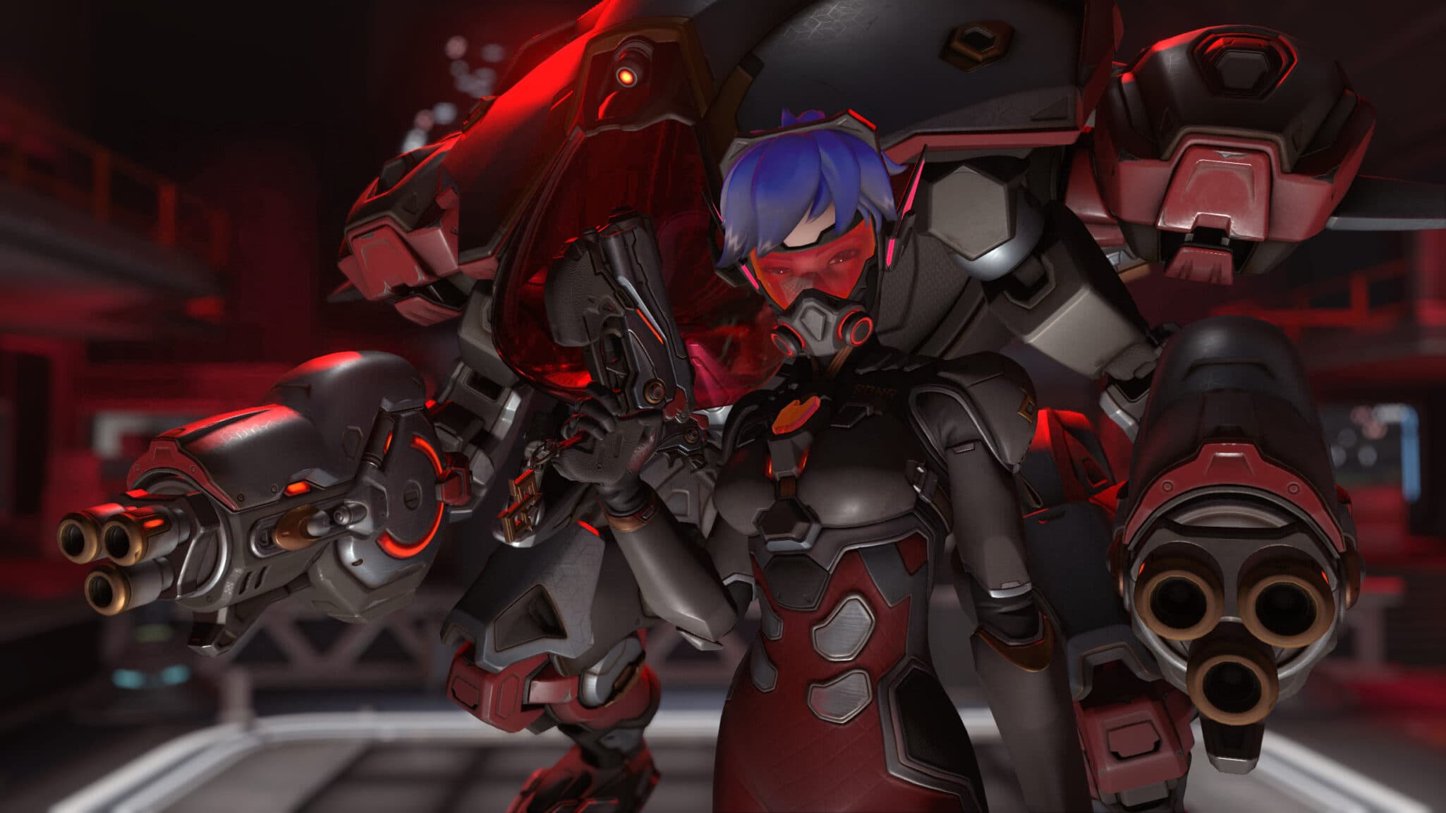 Infinite Ace D.Va Starwatch skin (Image via Blizzard Entertainment)